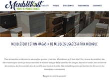 Tablet Screenshot of meubletout.com